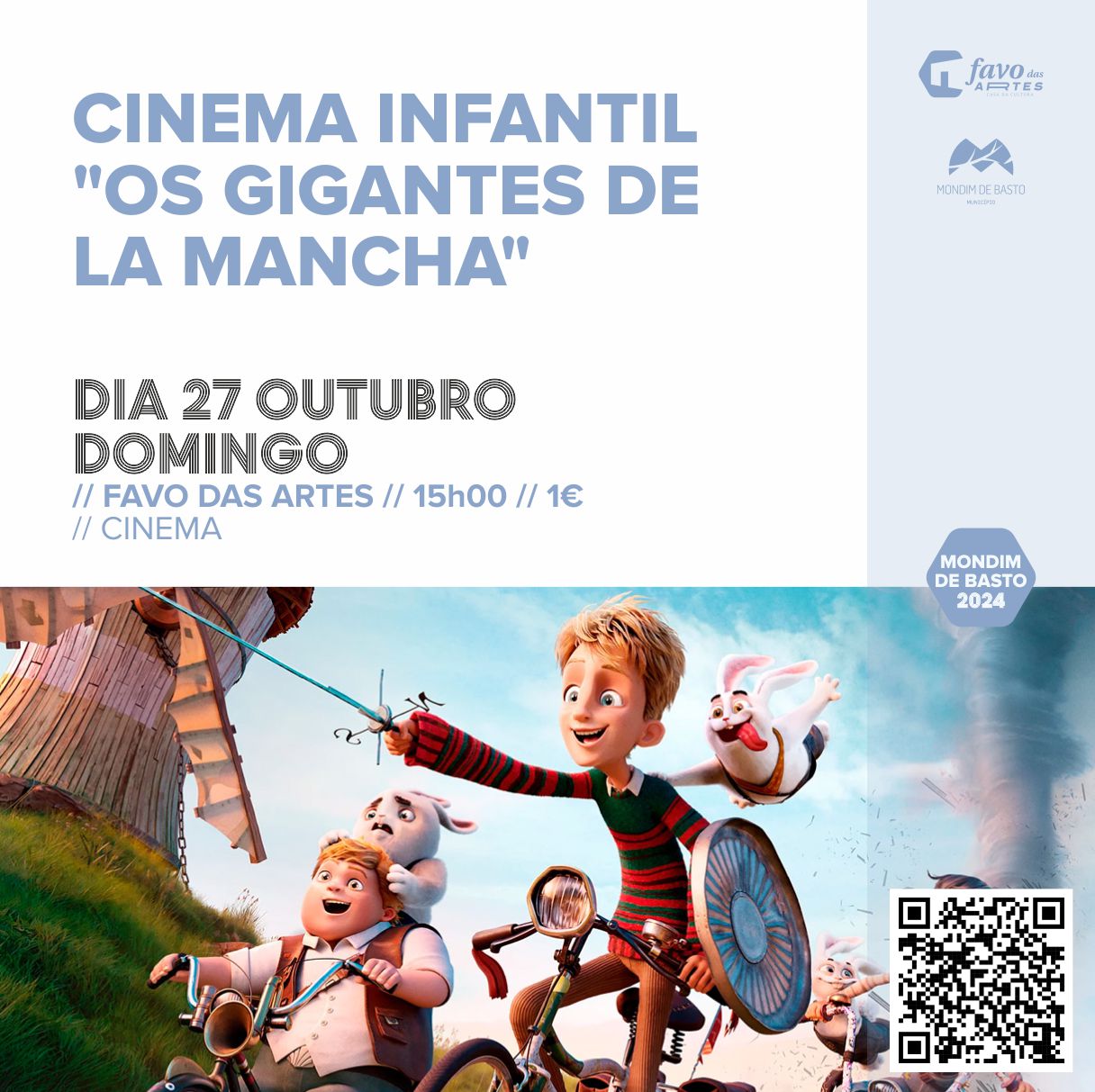 2024/10/27 | Cinema Infantil - Os Gigantes de la mancha