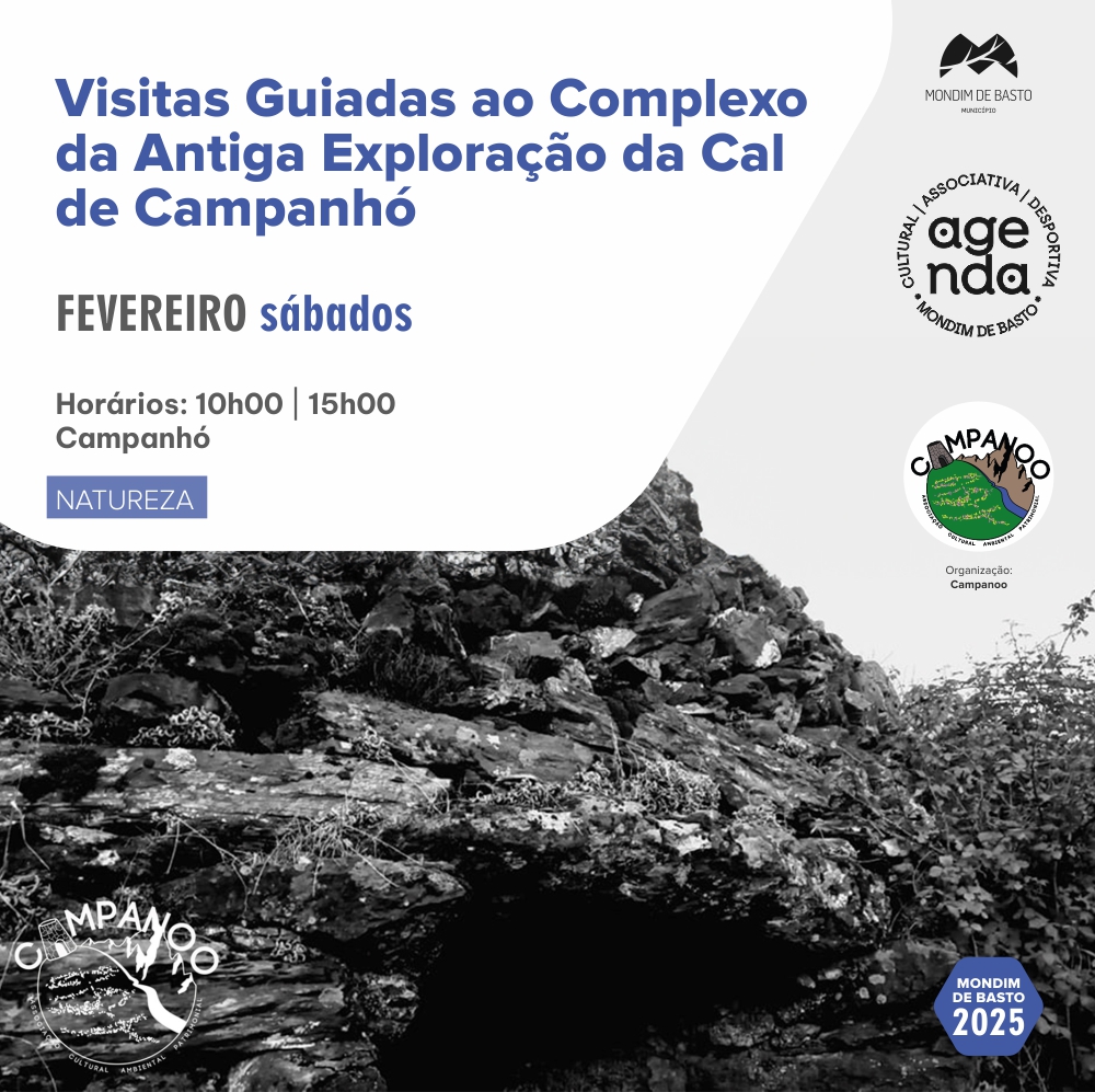 2025-02-01/08/15/22 | Visitas Guiadas Complexo da Antiga Exploração da Cal de Campanhó