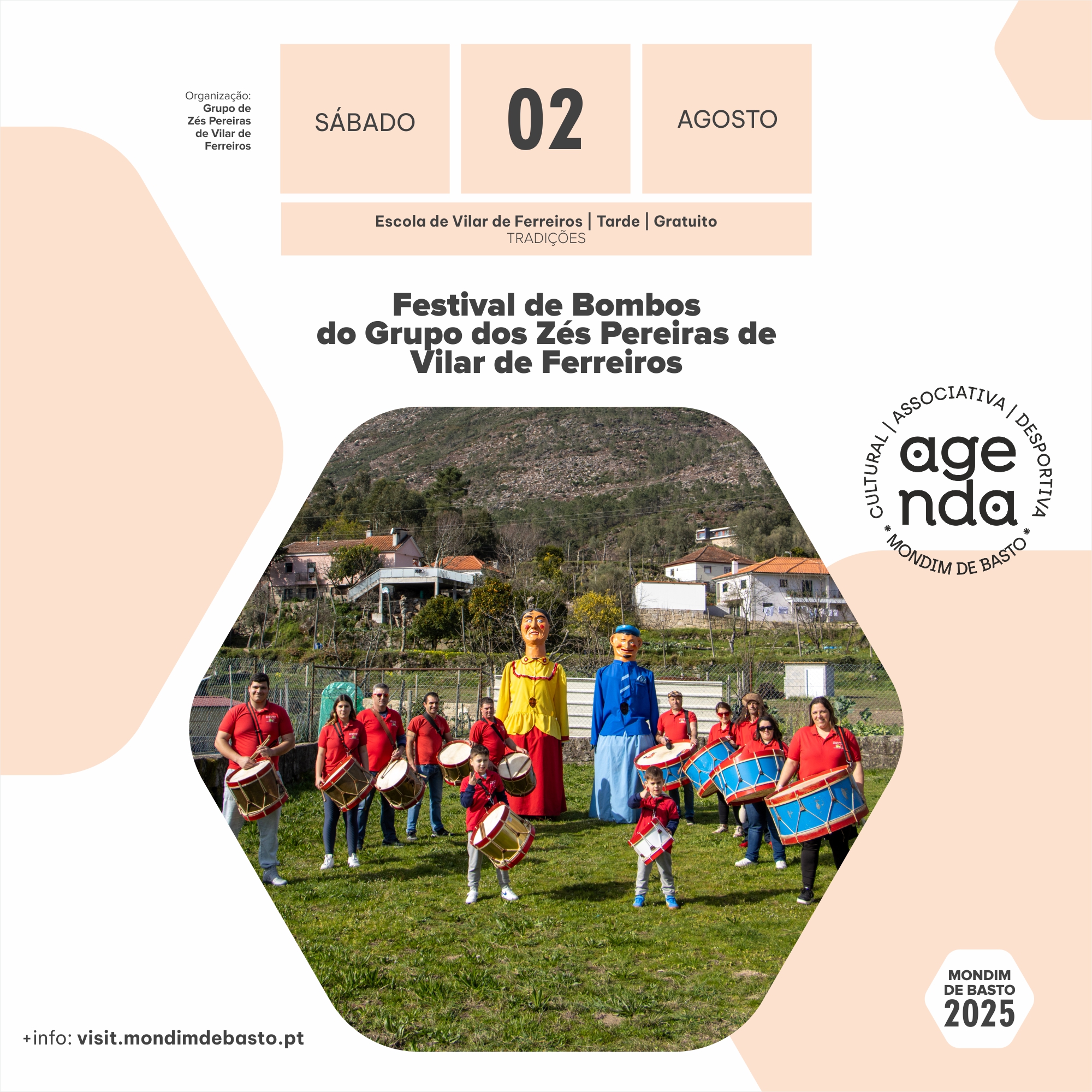 2025/08/02 | Festival de Bombos do Grupo dos Zés Pereiras de Vilar de Ferreiros