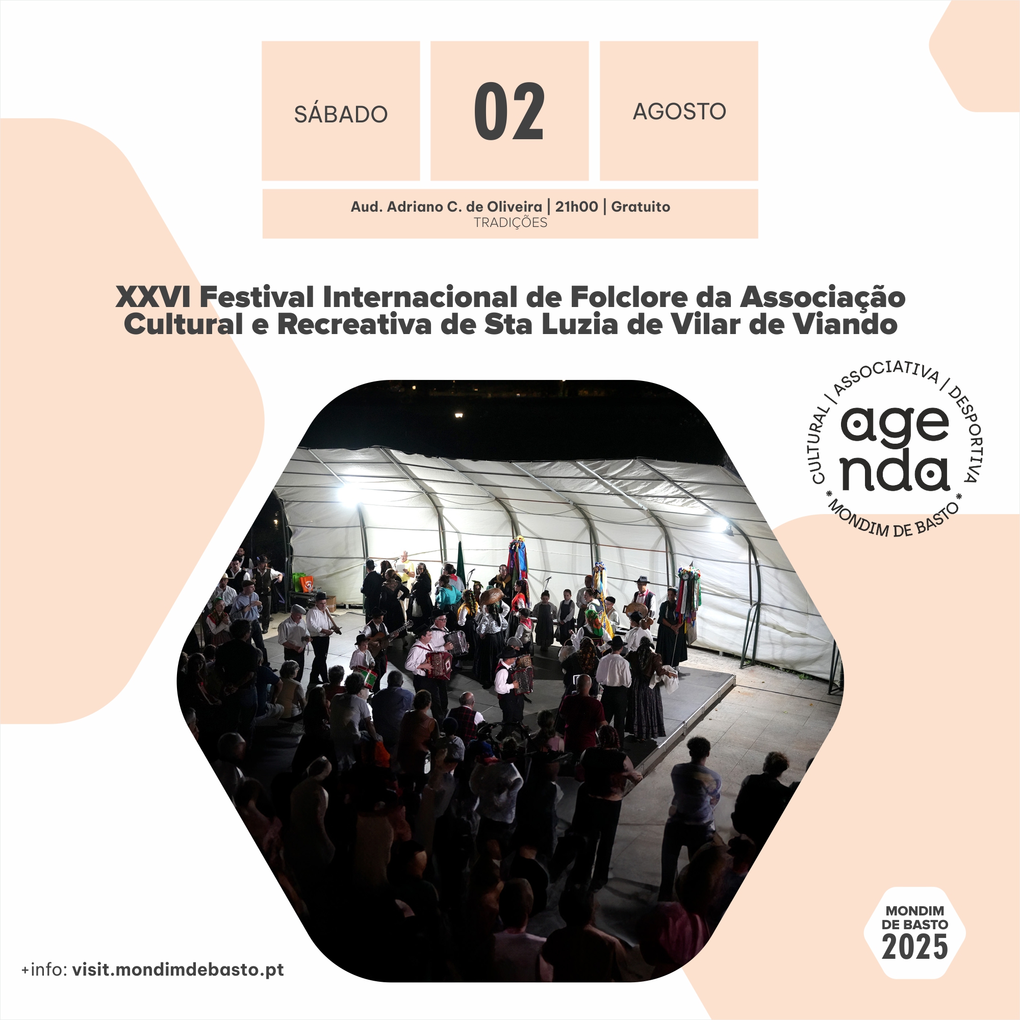 2025/08/02 | Festival Internacional de Folclore da Associação Cultural e Recreativa de Sta Luzia de Vilar de Viando