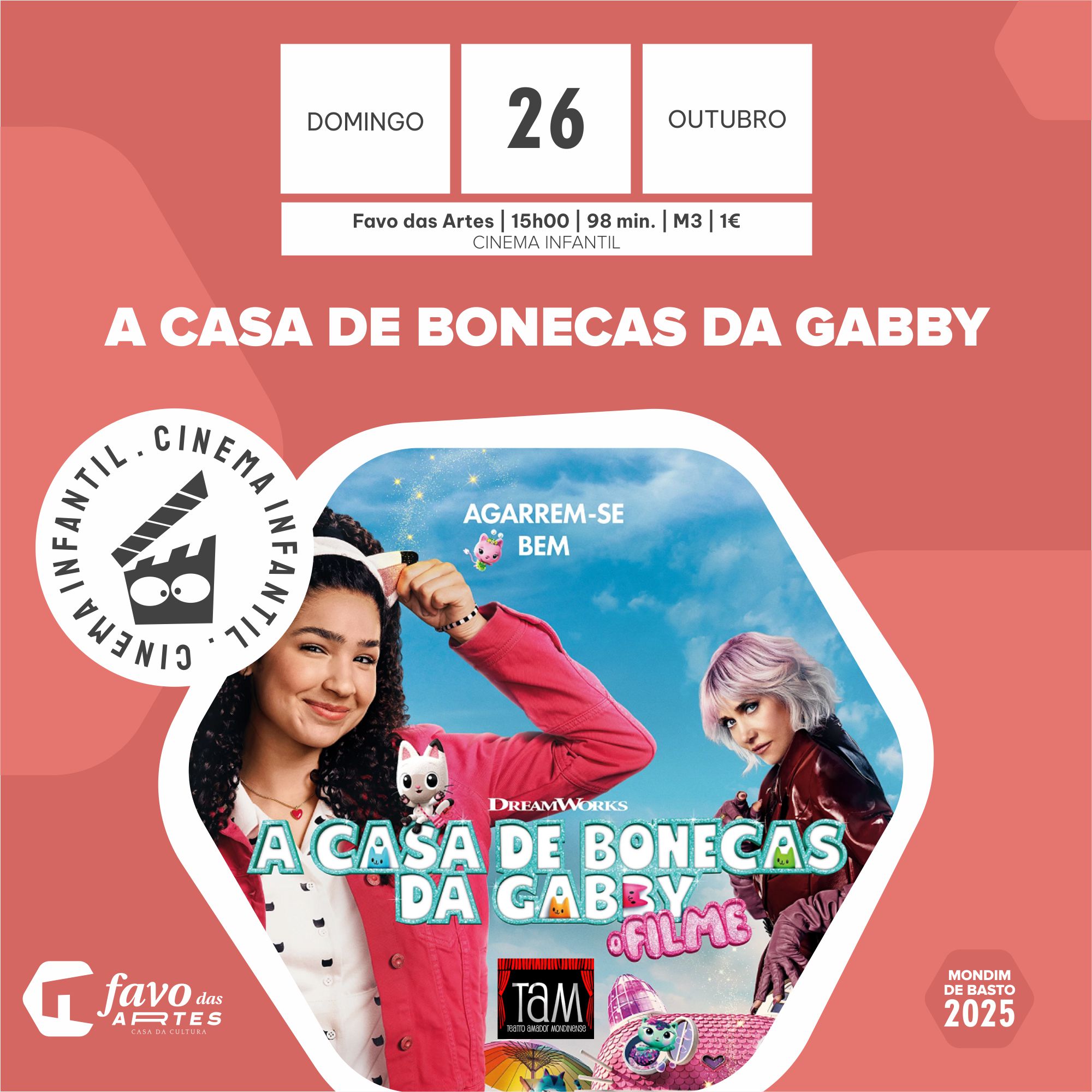 2025/10/26 | Cinema Infantil (A Casa de Bonecas da Gabby - O Filme)