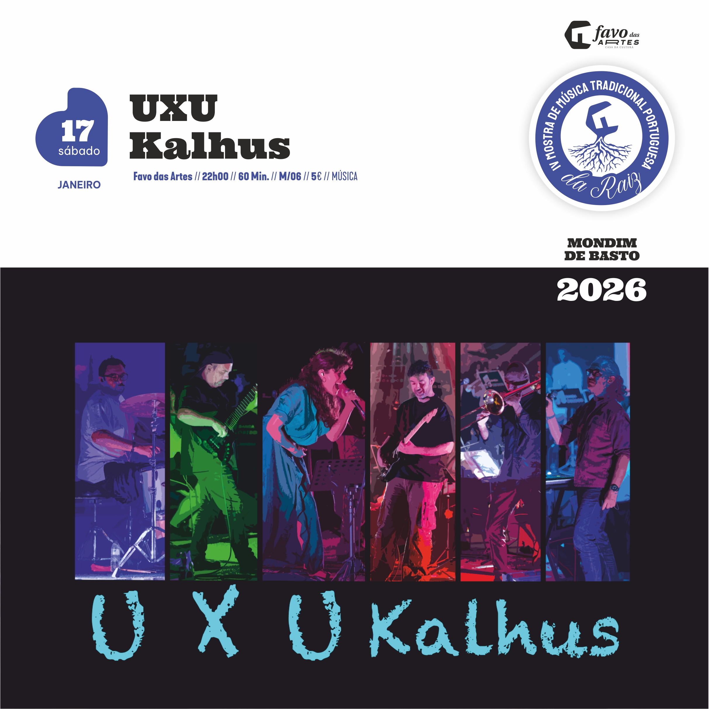 2026/01/17 | IV Mostra de Música Tradicional Portuguesa - Uxu Kalhus