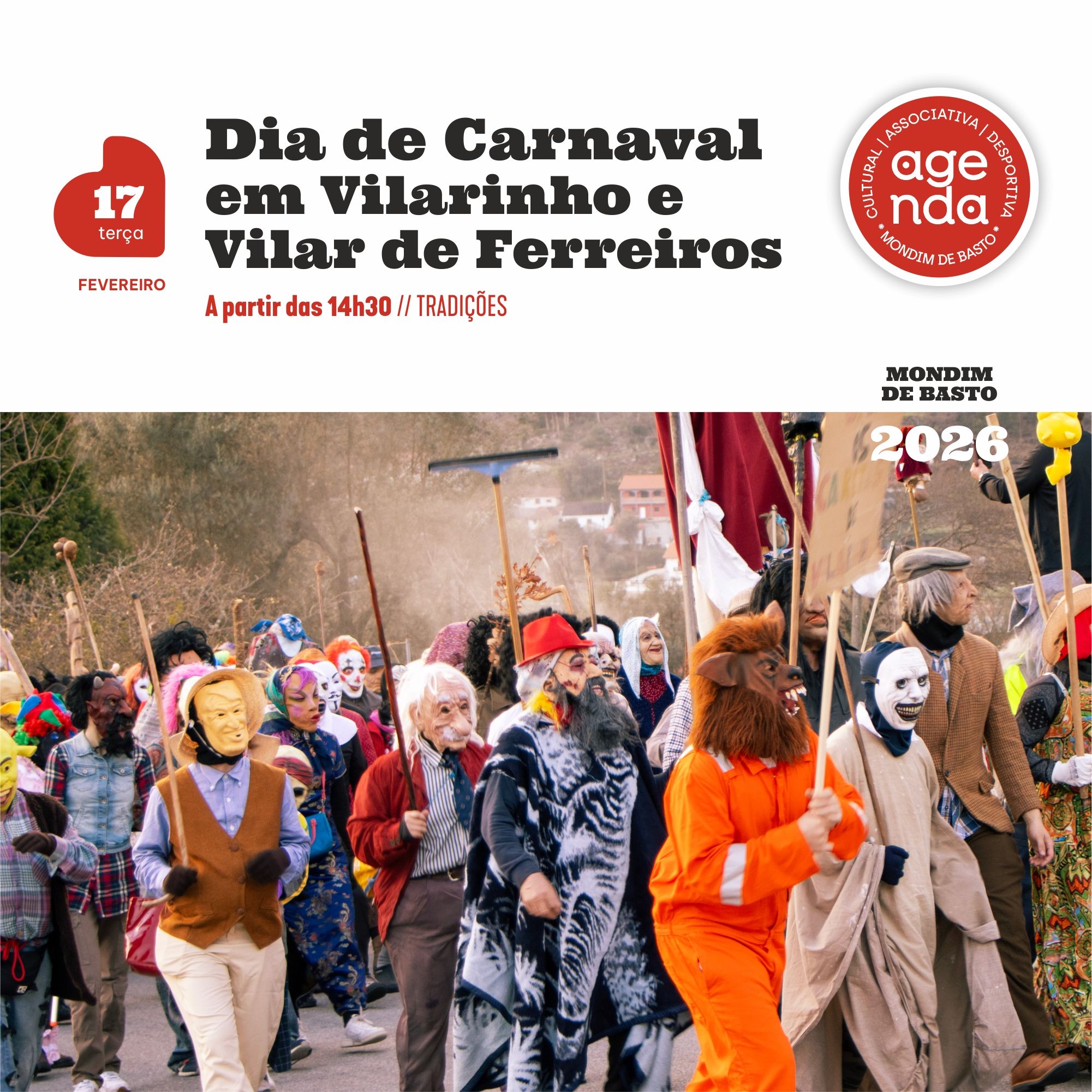 2026/02/17 | Dia de Carnaval em Vilarinho e Vilar de Ferreiros