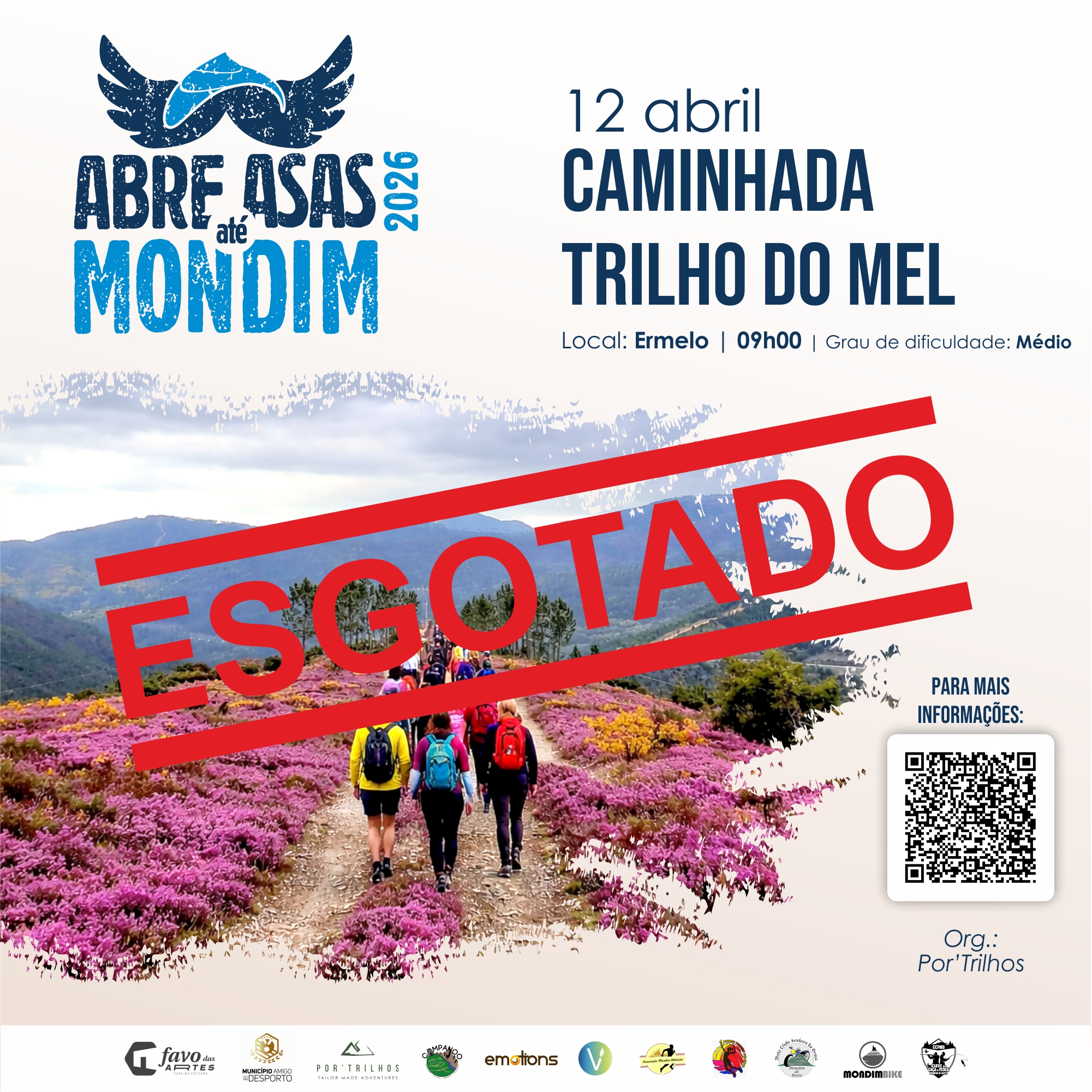 2026/04/12 | Caminhada - Por'Trilhos | Abre Asas Até Mondim