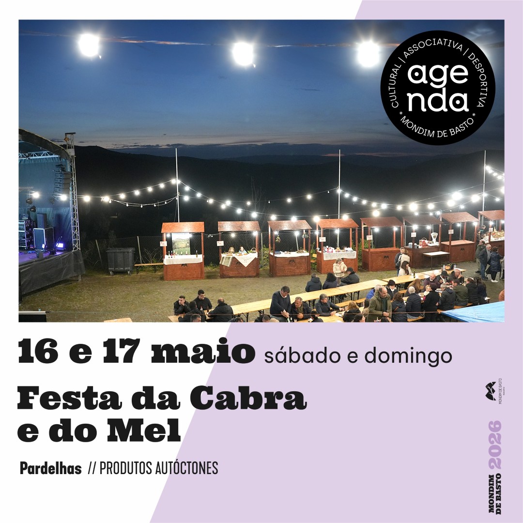 2026/05/19 | 16 e 17 de maio - Festa da Cabra e do Mel - Pardelhas