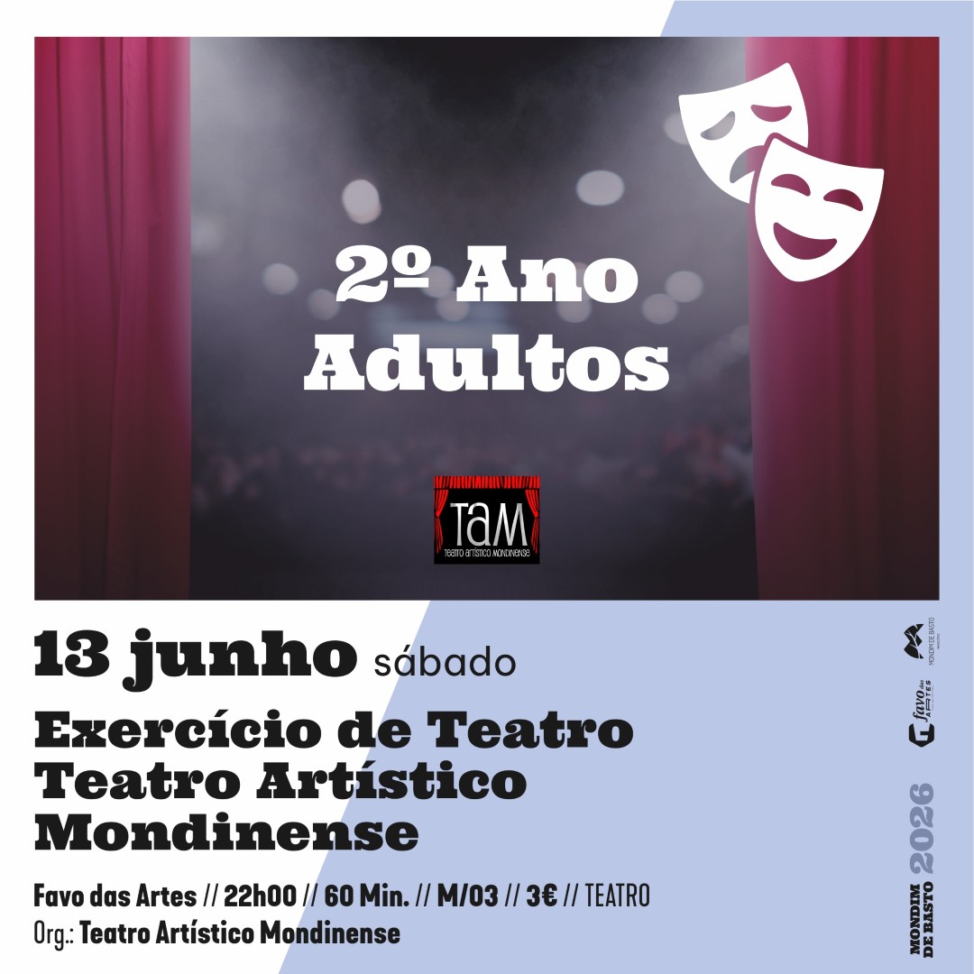 2026/06/13 | Exercício de Teatro - 2º Ano Adultos - Teatro Artístico Mondinense