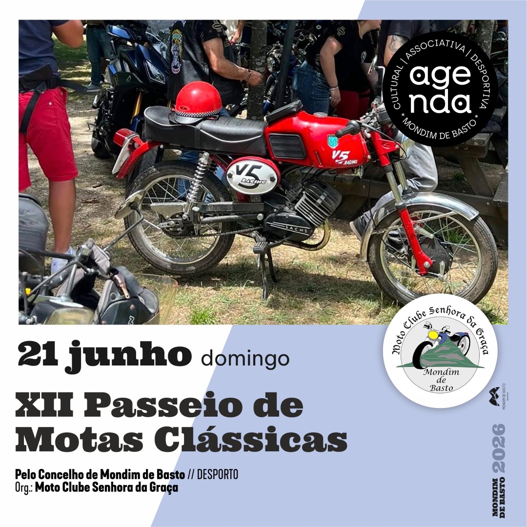 2026/06/21 | XII Passeio de Motas Clássicas