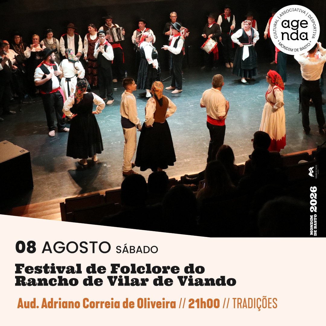 2026/08/08 | XXVII Festival Internacional de Folclore da Associação Cultural e Recreativa de Sta Luzia de Vilar de Viando