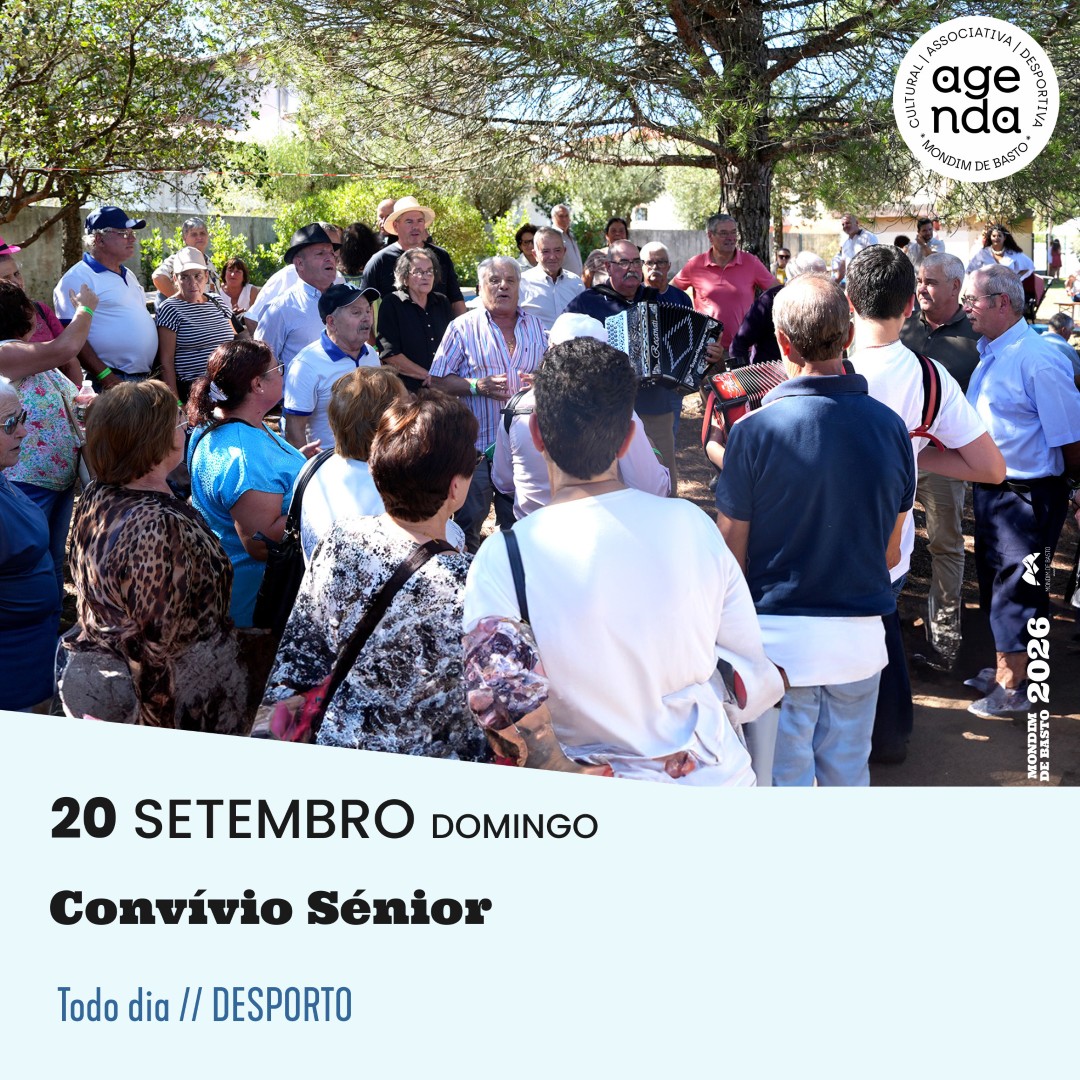 2026/09/20 | Convívio Sénior