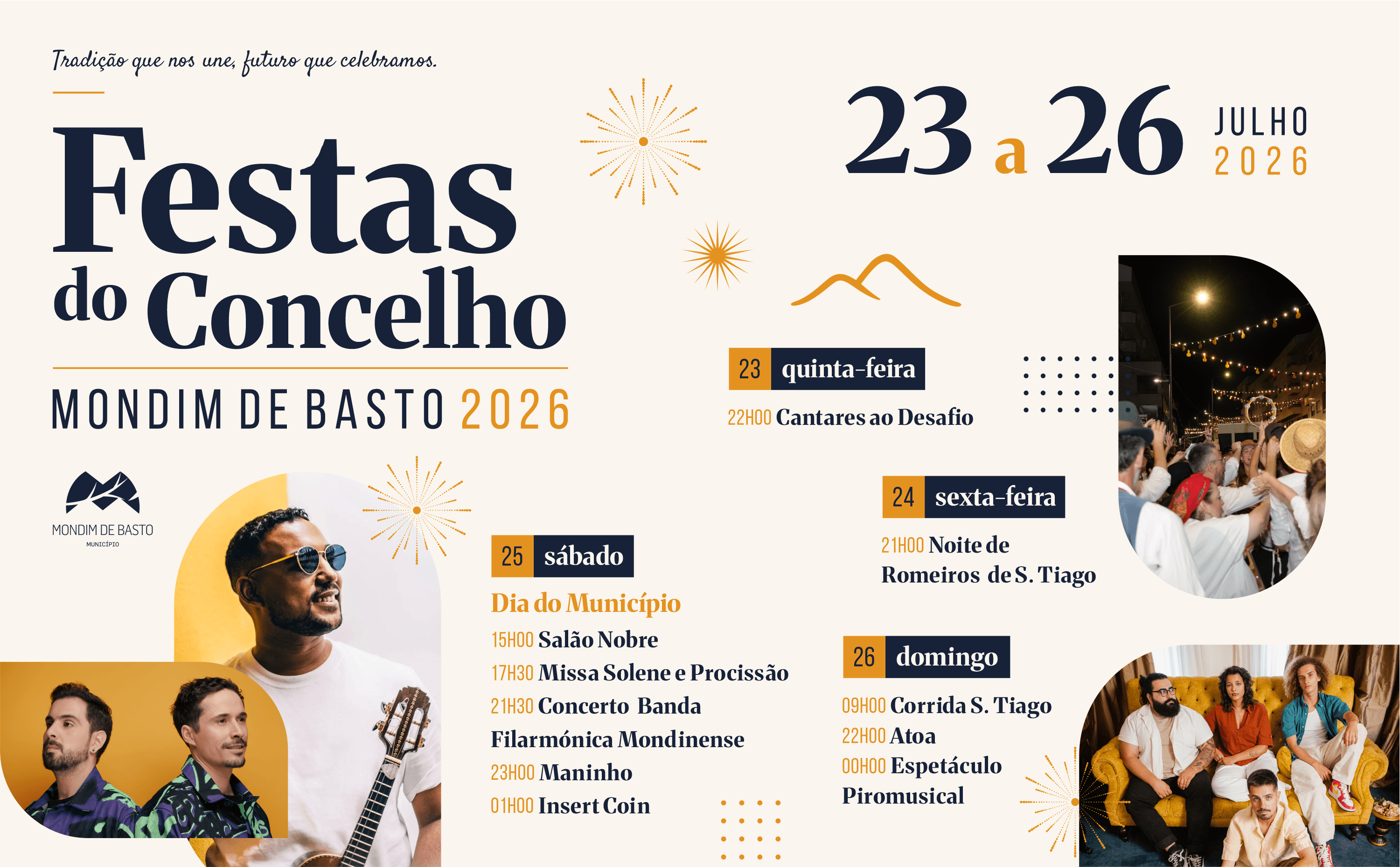 2026/07/23 a 26 | Festas do Concelho